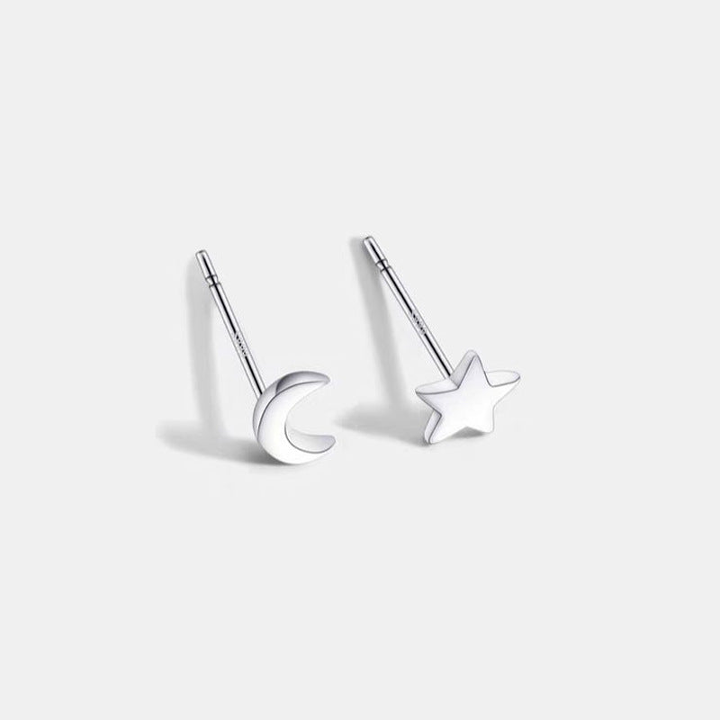 Mond und Stern Ohrstecker zur Pflege der Ohrlöcher