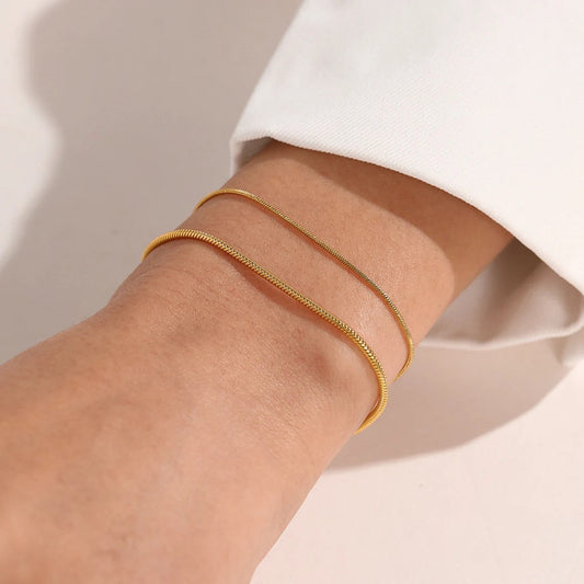 Dünne Herringbone Armband