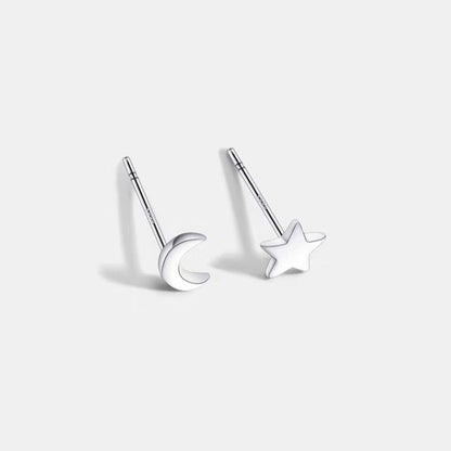 Mond und Stern Ohrstecker zur Pflege der Ohrlöcher