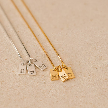 HOT SALE!! Zierliche Initial Halskette